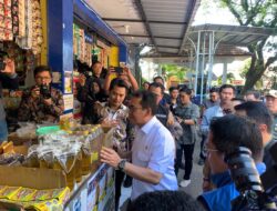 Harga Bahan Pokok Relatif Terkendali, Menteri Perdagangan RI Lakukan Sidak Pasar Madyopuro