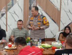 Tingginya Rutinitas, Kombes Pol Nanang Tetap Sempatkan Diri Tuk Kumpul Bareng Rekan Media Polresta Malang Kota