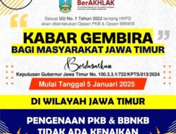 KB Samsat Talangagung: Mulai 5 Januari 2025 Tidak Ada Kenaikan PKB dan BBNKB