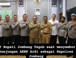 PJ Teguh Narutomo Sambut Kunjungan AKBP Ardi Jombang yang Baru
