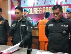 Pelaku Begal Motor Ditangkap Satreskrim Polres Pasuruan