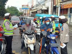 Selama Nataru, Polres Malang Catat Puluhan Pelanggar Lalu Lintas Didominasi Tak Memakai Helm