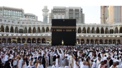 Ft: Ilustrasi jemaah haji di tanah suci Makkah. (MemoX/fat)