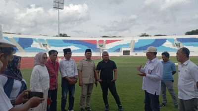 FT. Komisi III Dewan Perwakilan Rakyat Daerah (DPRD) Kabupaten Malang saat melakukan sidak di Stadion Kanjuruhan, Kabupaten Malang. (MemoX/nif).