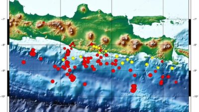 FT. Ilustrasi gempa bumi dokumen BMKG Stasiun Geofisika Kelas III Malang. (MemoX/istimewa).