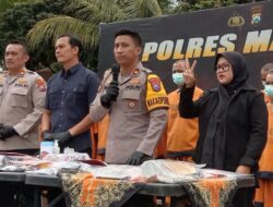 Selama Bulan Januari 2025, 18 Tersangka Narkoba Diamankan Polres Malang