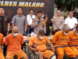 Komplotan Spesialis Pencuri Barang Berharga Diamankan Polisi Resor Malang