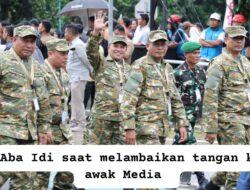 H. Slamet Junaidi Tampak Gagah Dengan Baju Loreng