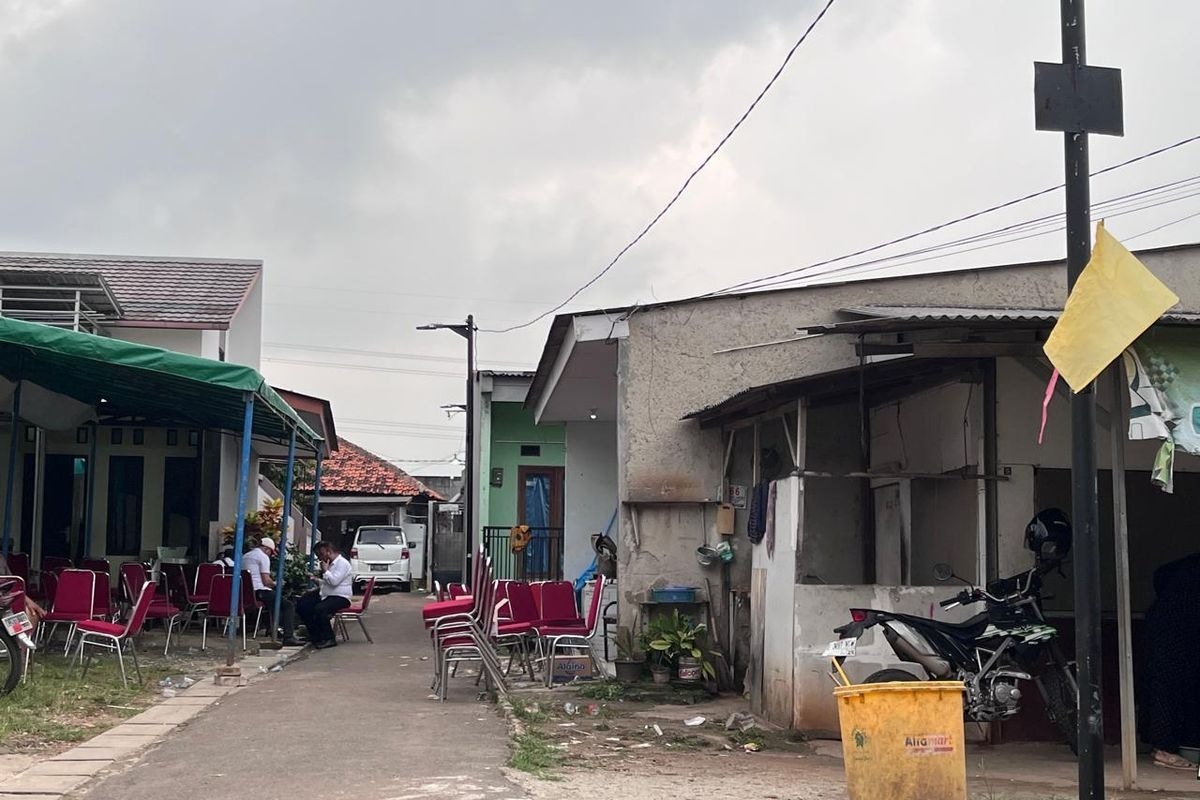 Ft : Kondisi rumah duka korban yang berada di Jalan Beringin I r.01/07 RT 001 RW 007, Kelurahan Pamulang Barat, Kecamatan Pamulang, Kota Tangerang Selatan. (ist).