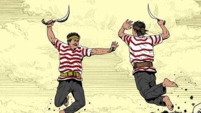 Ft : ilustrasi carok (ist.)