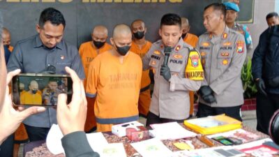 Peras Pengusaha Kopi, 5 Tersangka Mengaku LSM dan Wartawan Ditangkap Polres Malang