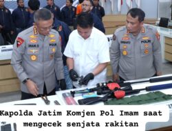 Polda Jatim Gagalkan Penyelundupan Senjata Rakitan dari Bojonegoro ke KKB Papua