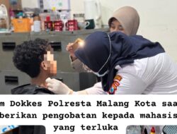 Polisi dan, LBH Pos Malang Pastikan Tidak Ada Penahanan Peserta Demo Tolak UU TNI
