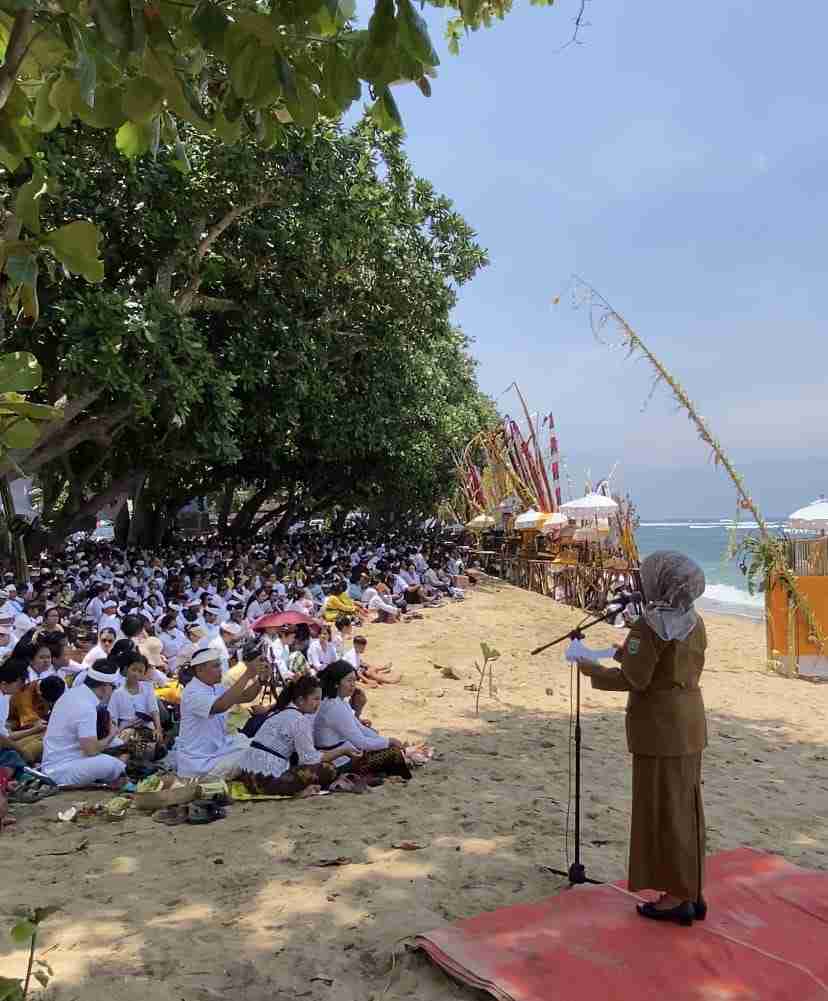 Dalam Upacara Jalanidhipujha, Wabup Malang Sampaikan Ini Kepada Umat Hindu