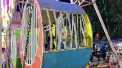 Ft: kondisi wahana yang rusak. (ist.)