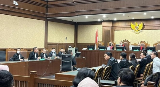 Ft : Sidang Hasto di Pengadilan Tipikor (ist.)
