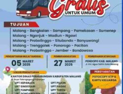 Dishub Kabupaten Malang Buka Program Mudik Gratis, Catat Tanggal Pendaftarannya