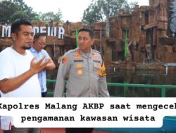 Polres Malang Tingkatkan Pengamanan Kawasan Wisata Ditengah Libur Lebaran