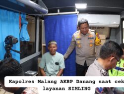 Perpanjangan SIM, Pajak Kendaraan dan SKCK di Desa Senggreng Kecamatan Sumberpucung Disambut Antusias Masyarakat