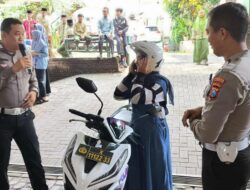 Minimalisir Fatalitas Laka Polantas Malang Kota Berikan Edukasi Para Santri Tentang Tertib Berlalu Lintas