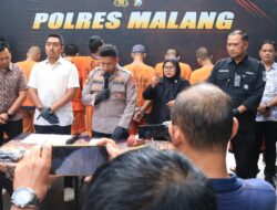 Hasil Ops Sikat 2025 Polresta Malang Kota Amankan Kelompok Gengster