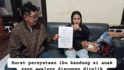 Dugaan Penculikan Anak di Malang, Ternyata Dijemput Ibu Kandung