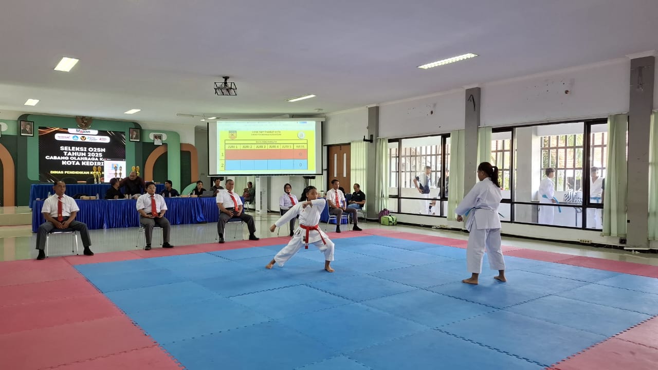 Ft : Seleksi O2SN Tahun 2025 Cabang olahraga Karate Kota Kediri (ist.)