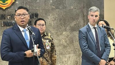 Ft : Wamentan Sudaryono dengan Wakil Menteri Pertanian, Peternakan, dan Perikanan Argentina, Agustin Tejeda Rodriguez. (ist.)