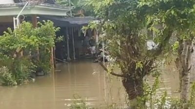 Ft : Akibat begawan solo meluap (ist.)