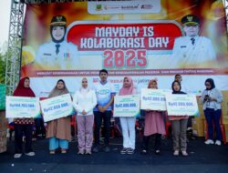 Sinergi Tripartit Meriahkan Hari Buruh 2025 dengan Jalan Sehat dan Program Ketenagakerjaan di Mojokerto