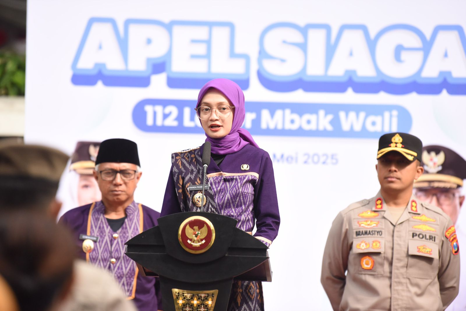 Ft : Lapor Mbak Wali 112, layanan pengaduan 24 jam gratis dan responsif untuk warga Kediri. (ist.)