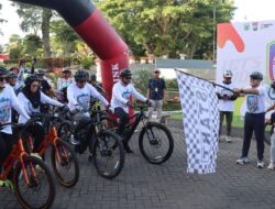 Ratusan Bikers Ramaikan Gowes Wisata Kota Batu Jelang HUT Bhayangkara ke-79