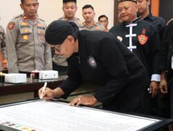 Jaga Kondusifitas, Polres Malang Kumpulkan Perguruan Silat Jelang 1 Suro