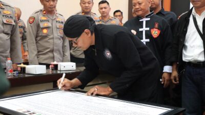 Jaga Kondusifitas, Polres Malang Kumpulkan Perguruan Silat Jelang 1 Suro