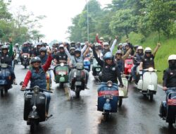Ratusan Vespa Mania Ramaikan Batu Vespa Fest 2025