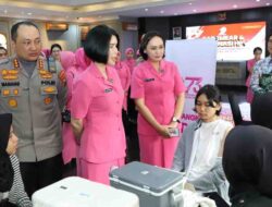 Ketua Bhayangkari Cabang Kota Malang Hadiri Bakkes Cegah Kanker Servik Sejak Dini