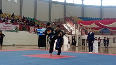 FT. Atlet Cabor Hapkido saat unjuk kebolehan di depan juri Hapkido.