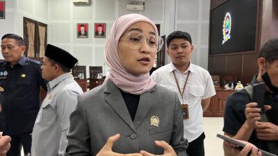 Ft: Ketua DPRD Kota Malang, Amithya Ratnanggani Sirraduhita di ruang paripurna DPRD Kota Malang. (MemoX/Crys)