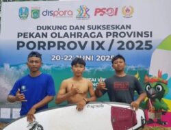 Atlet Selancar Kabupaten Malang Sumbang 1 Medali Emas di Porprov Jatim