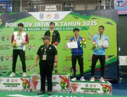 Cabor Bulutangkis Perorangan Kabupaten Malang Sumbang 2 Perak di Porprov Jatim