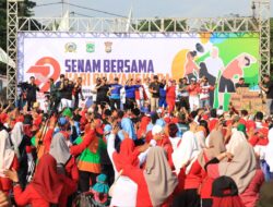 Polres Malang Satukan Kamtibmas Lewat Senam Bersama Ribuan Elemen Masyarakat