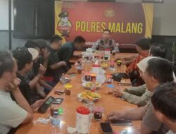 Sebagai Warga Baru Polres Malang AKP Chelvin Kumpulkan Rekan Media untuk Saling Tukar Pendapat