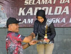 Aiptu Irma Polwan Polresta Malang Kota Juara 3 Lomba Menembak Kapolda Jatim Cup 2025