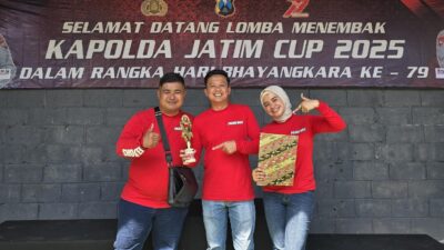 Berkat Motivasi dari Senior Briptu Adam Berhasil Raih Juara 2 Lomba Menembak Kapolda Jatim Cup 2025