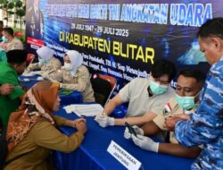 Prajurit TNI AU Abd Saleh Malang Gelar Bakti Sosial di Wilayah Kab Blitar
