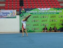 Hari Pertama Senam Artistik, Kabupaten Malang Boyong 3 Medali di Porprov Jatim