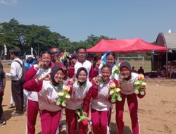 Voli Pantai Putri Kabupaten Malang Raih Medali Perak di Porprov Jatim 2025