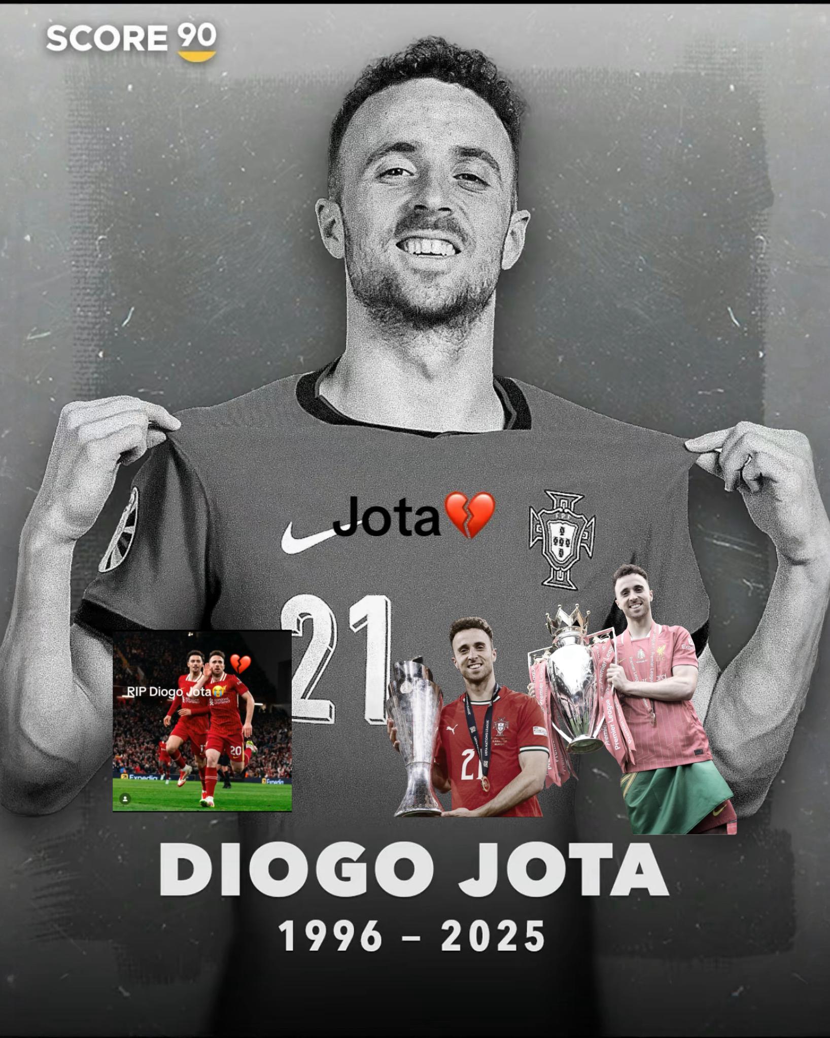 RIP: Diogo Jota Tewas dalam Kecelakaan Maut di Spanyol, Dunia Sepak Bola Berduka. (ist)