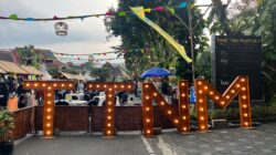 Tong- Tong Night Market Pesta Budaya & Kuliner Nusantara di Malang dengan Tema Topengan Malang. (Foto: Memox/Crys)