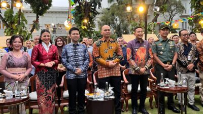 Tong-Tong Night Market 2025 resmi dibuka dengan meriah di Taman Tjerme, Malang, Kamis (24/7/2025). (Memox/Crys)